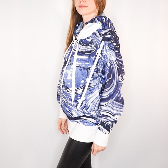 ADIDAS Stella McCartney Abstract Print Zip Jacket - Picture 4 of 7
